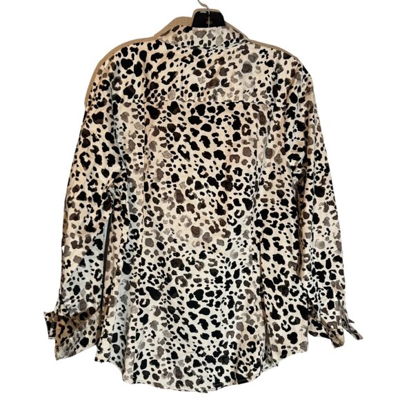 Lane Bryant Women's Size 14 Animal Print Button-Down Shirt.NWT - Picture 10 of 12